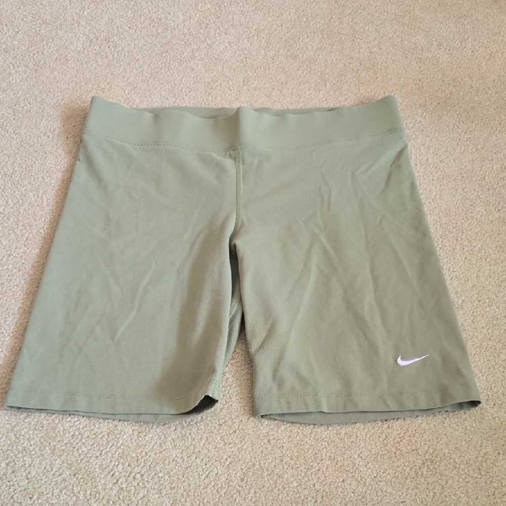 Nike Women's Sage Green Athletic Shorts